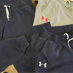 Three Pair of Under Armour Loose Sweatpants size L